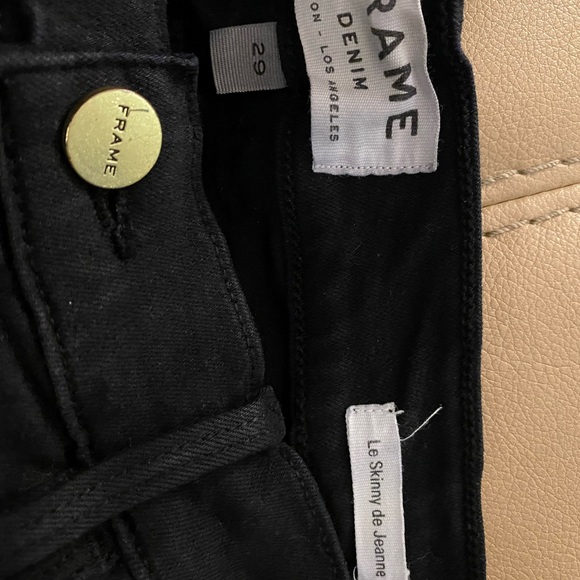 FRAME LE SKINNY DE JEANNE in FILM NOIR SIZE 29 $209 RETAIL - Picture 5 of 8